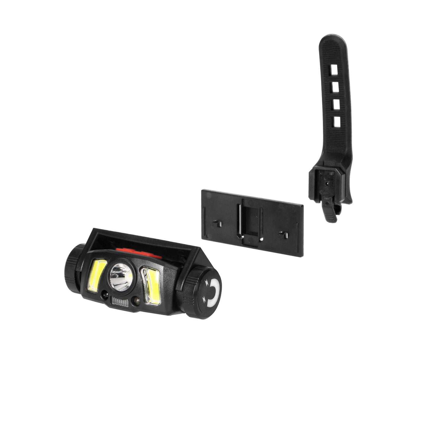 LED COB + XPG Stirnlampe/Fahrradlicht, 1200mAh Li-Ionen-Akku, Bewegungssensor