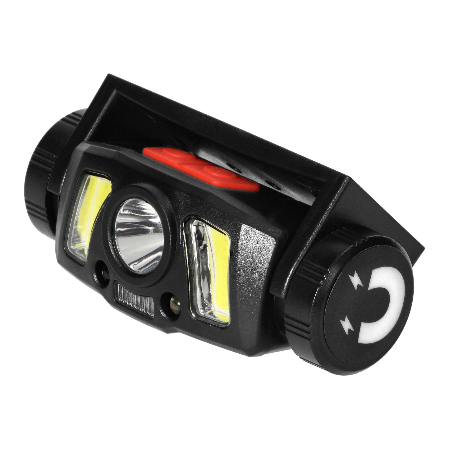 LED COB + XPG Stirnlampe/Fahrradlicht, 1200mAh Li-Ionen-Akku, Bewegungssensor