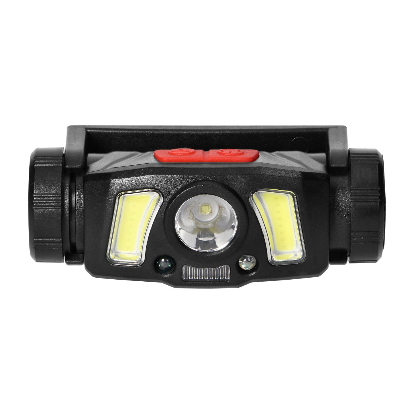 LED COB + XPG Stirnlampe/Fahrradlicht, 1200mAh Li-Ionen-Akku, Bewegungssensor