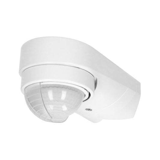 Bewegungsmelder 240° IP65, 2 Sensoren, Max. 1200W, LED-Quelle 300W, Weiß