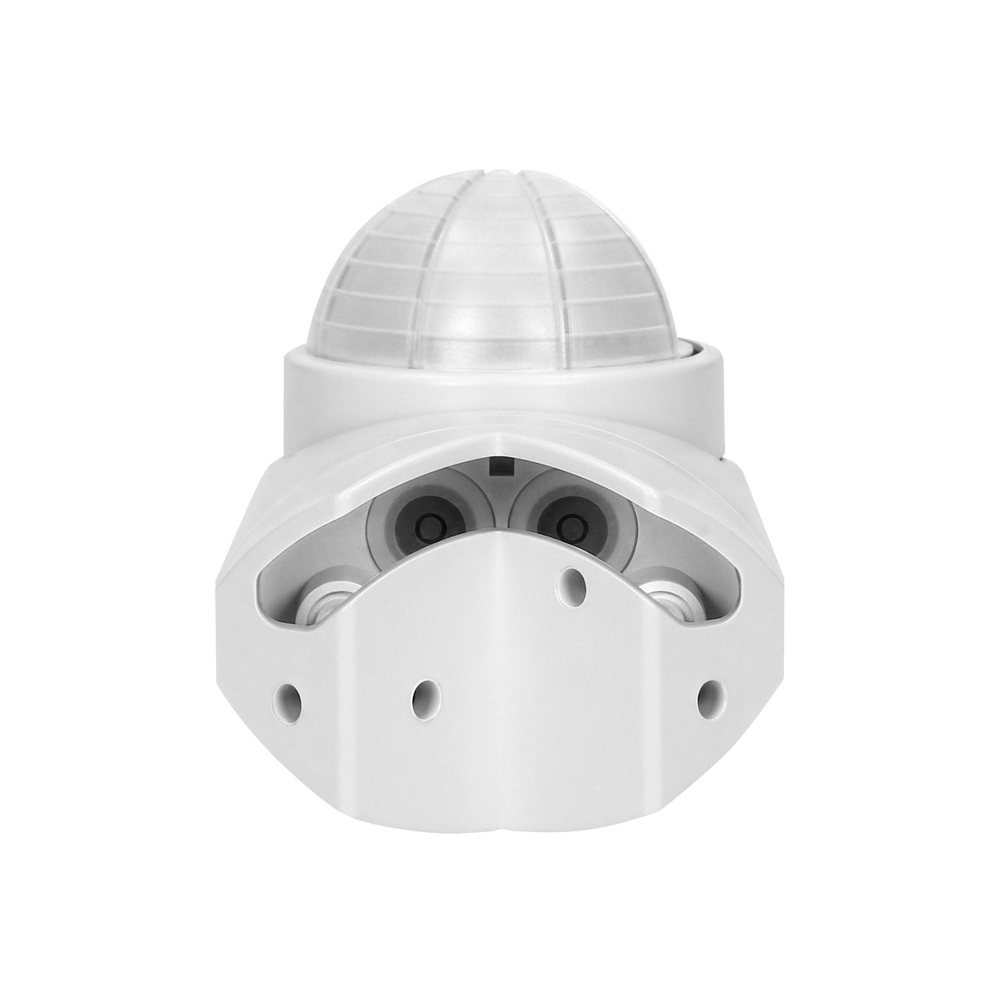 Bewegungsmelder 240° IP65, 2 Sensoren, Max. 1200W, LED-Quelle 300W, Weiß