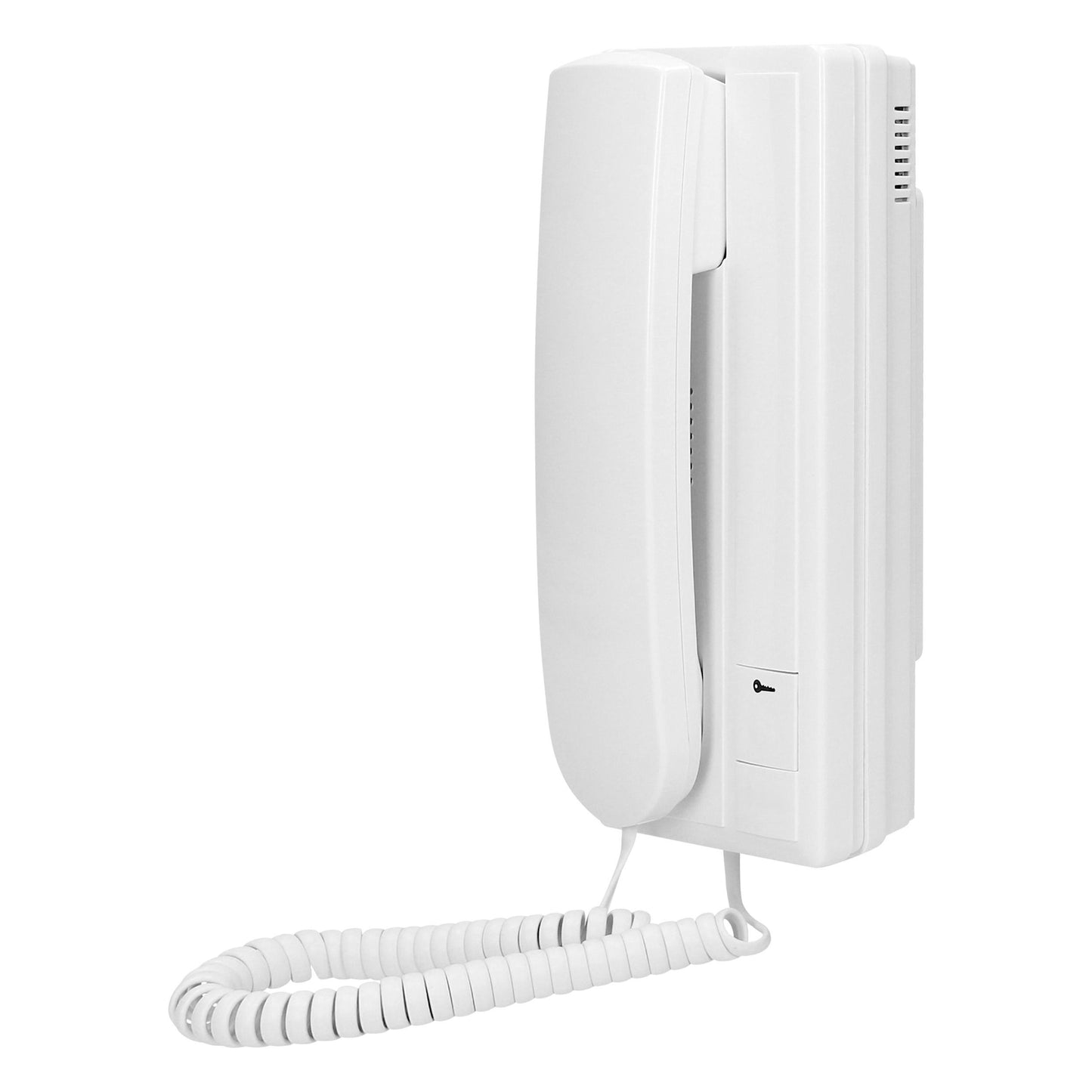 Trano Türsprechanlage 1-Familienhaus Unterputz | 230V AC | 4-Draht | IP44 | Unifon mit Hörer | Direktanschluss E-Öffner