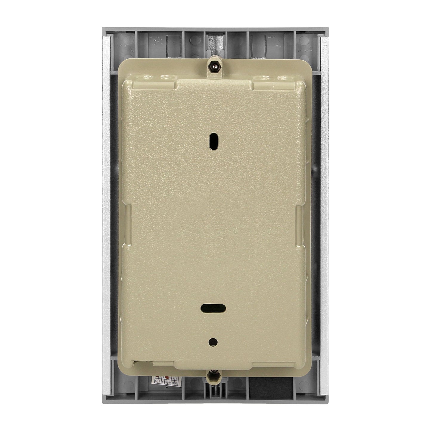 Trano Türsprechanlage 1-Familienhaus Unterputz | 230V AC | 4-Draht | IP44 | Unifon mit Hörer | Direktanschluss E-Öffner