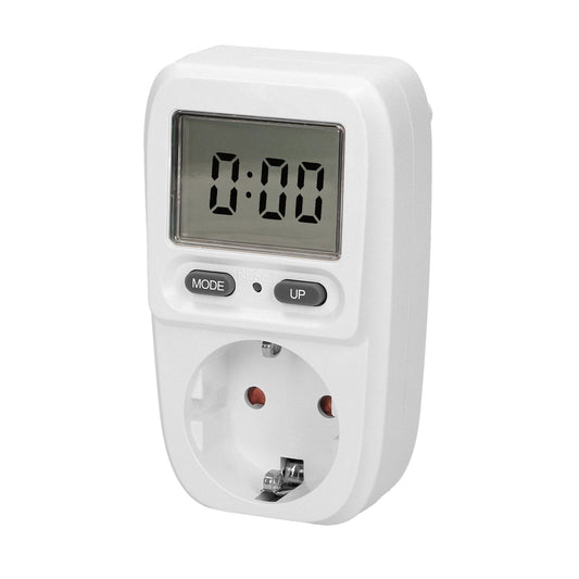 Energiekostenmessgerät mit LCD-Display, Max. 3680W, in Weiß oder Schwarz