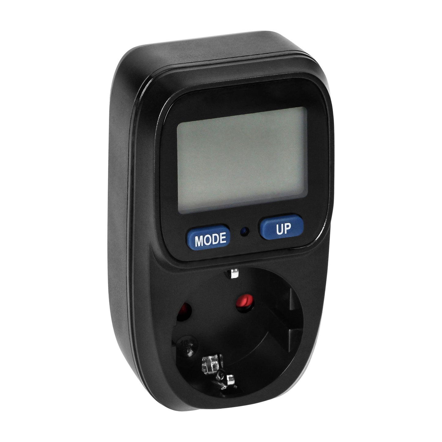 Energiekostenmessgerät mit LCD-Display, Max. 3680W, in Weiß oder Schwarz