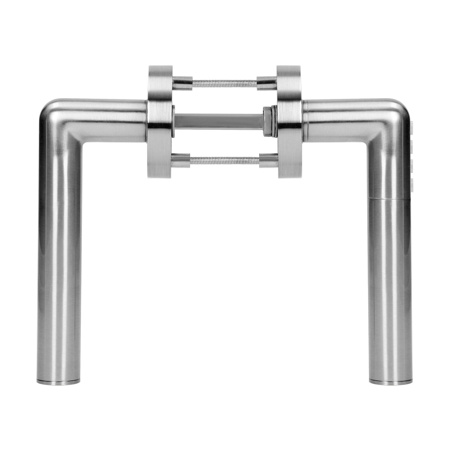 Trano Smart Griff, Elektronische Drückergarnitur mit PIN & Bluetooth 4.0 – IP44, für Türen 38–58 mm, schwarz oder silber, beleuchtet, 2×CR2