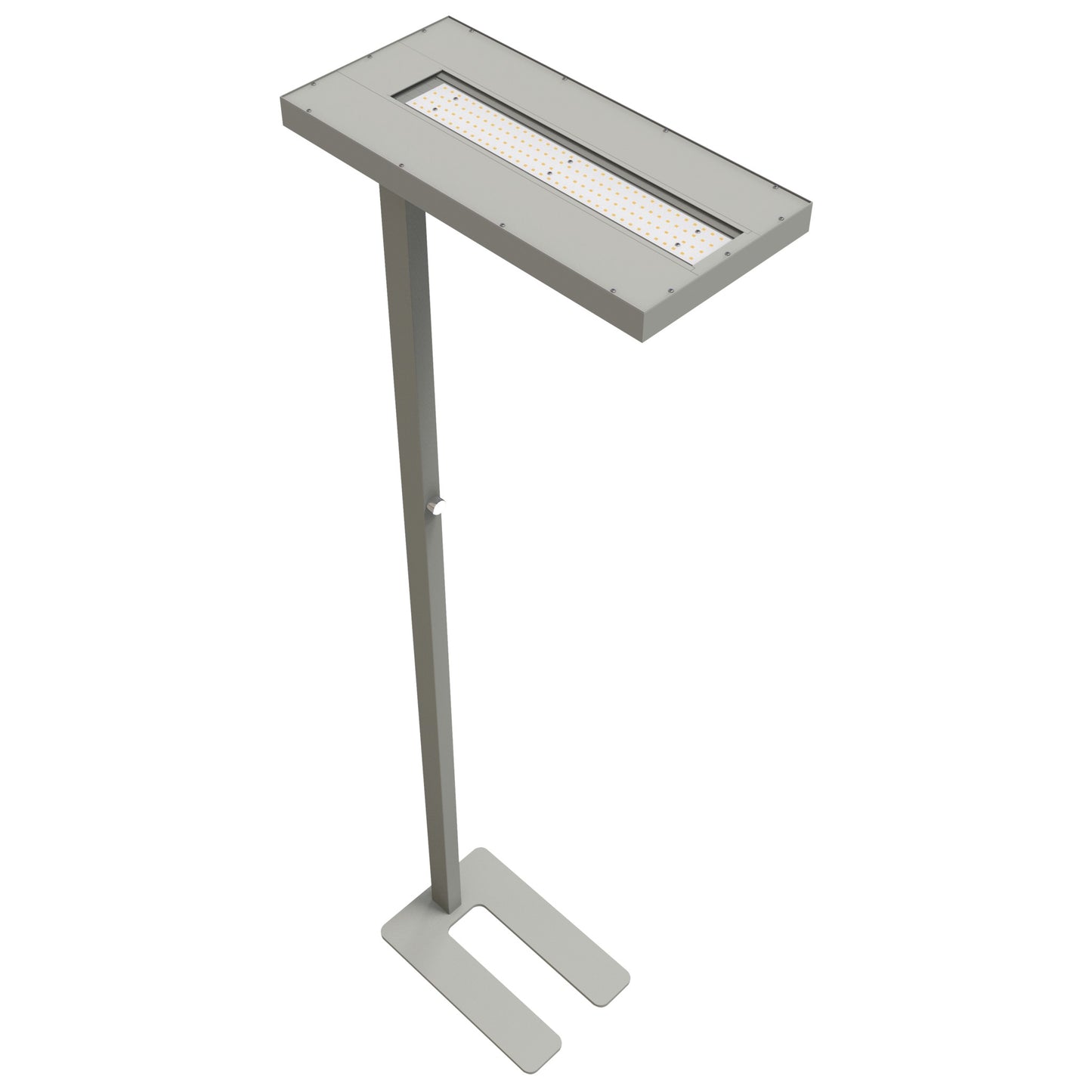 LED Büro Stehleuchte 60 Watt, Neutralweiß, 8700lm – Dimmbar per Drehknopf