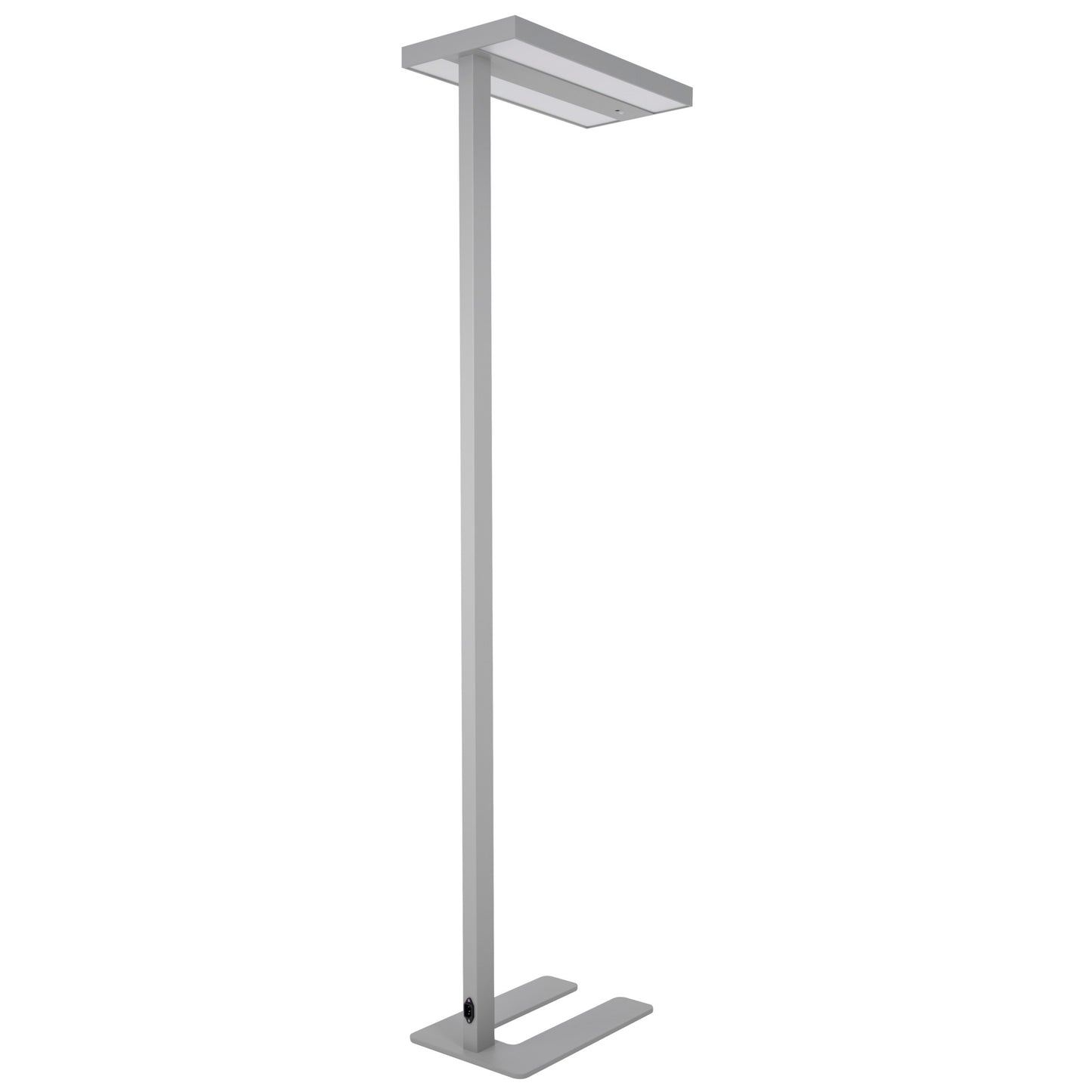 LED-Stehleuchte Büroleuchte mit Touch Display, Neutralweiß, 60Watt, 8700lm, PIR & Tageslicht-Sensor