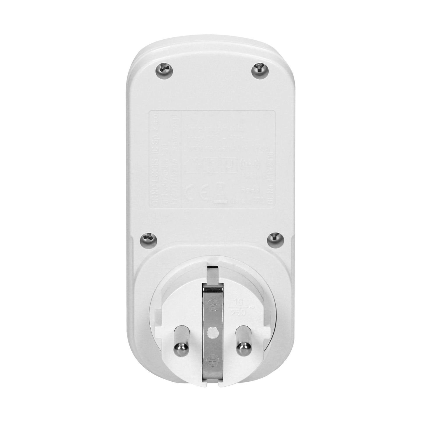 Funksteckdose mit Fernbedienung, Schuko-Version, 2er Set, Weiß