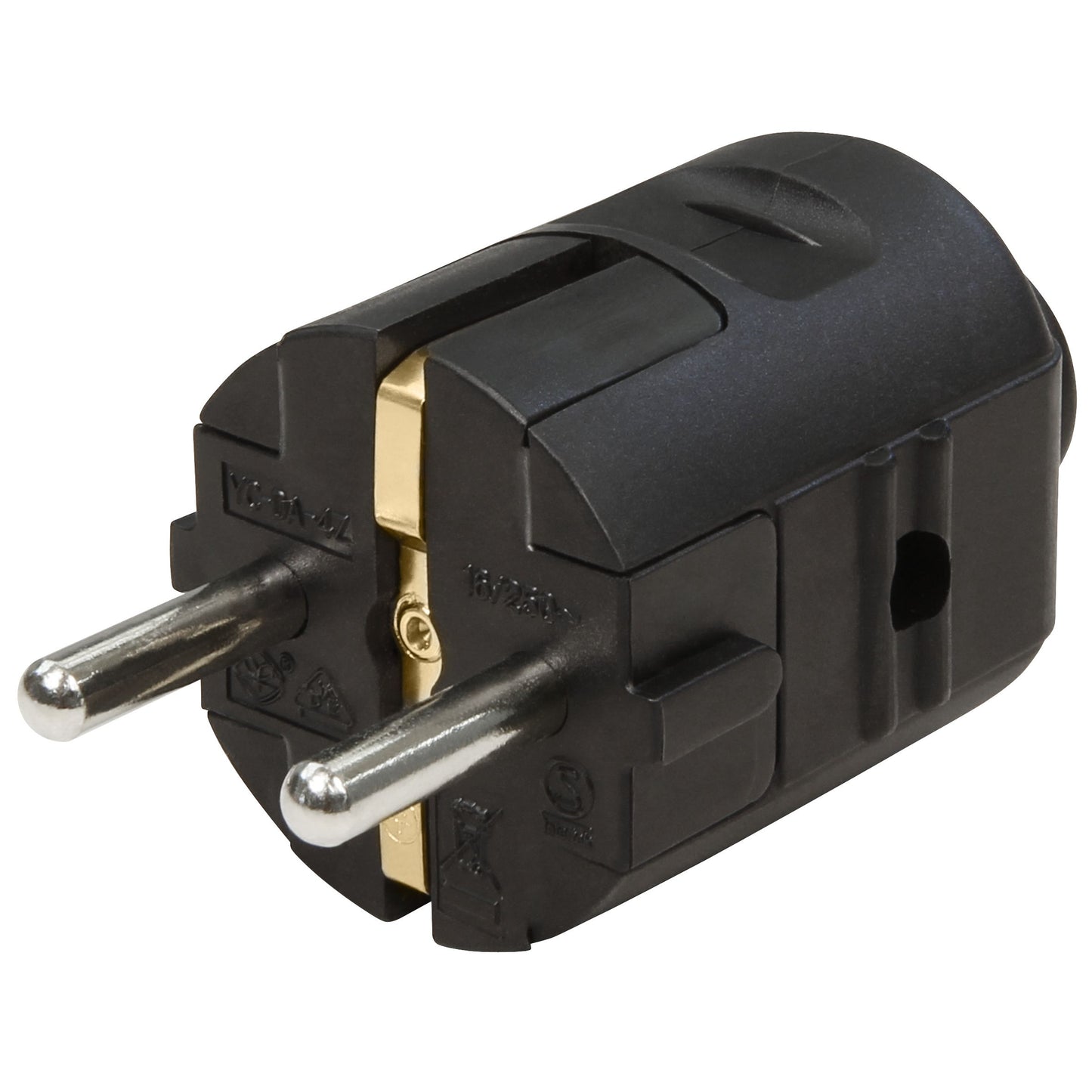 Hochwertige Wiederanschließbare Schutzkontakt-Stecker und -Kupplungen, Weiß und Schwarz