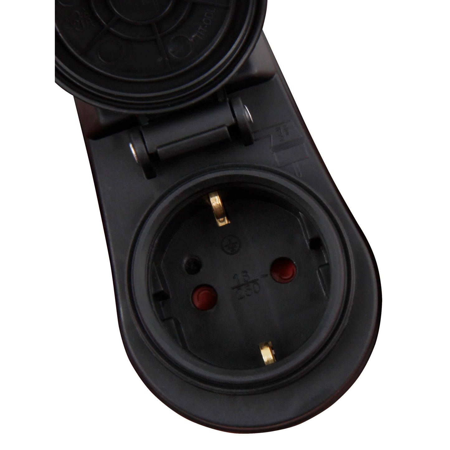 Zwischenstecker mit Schalter, IP44 - für Außen