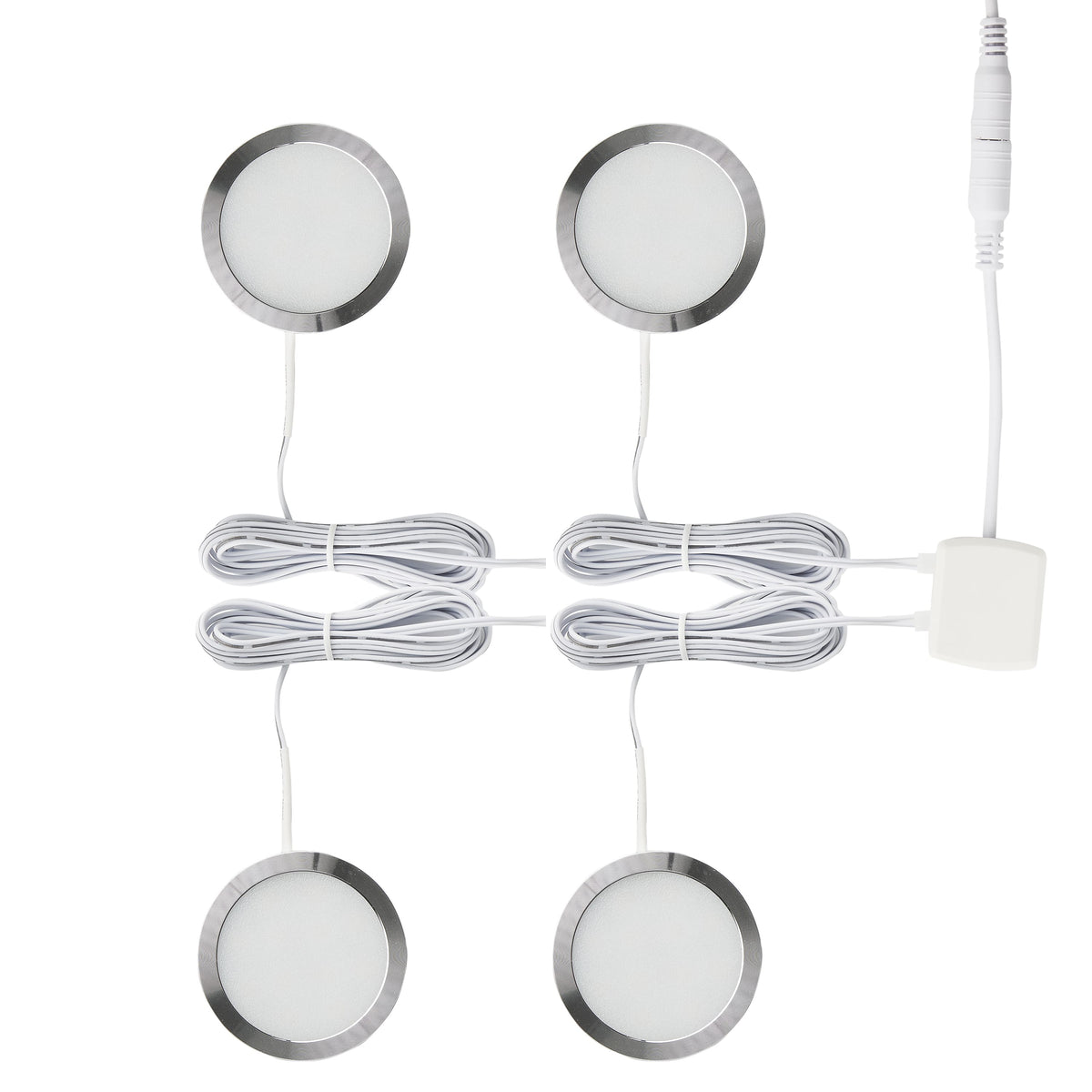 LED Unterbauleuchten Set Küchen-Beleuchtung Schrankbeleuchtung flach kleben