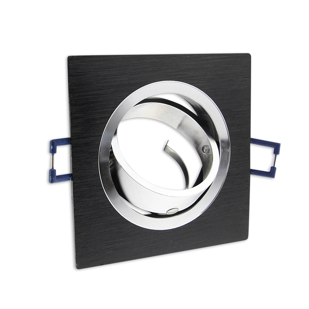LED Einbaustrahler GU10 230V 1-9 Watt rund eckig Einbauspot 68mm Bohrloch