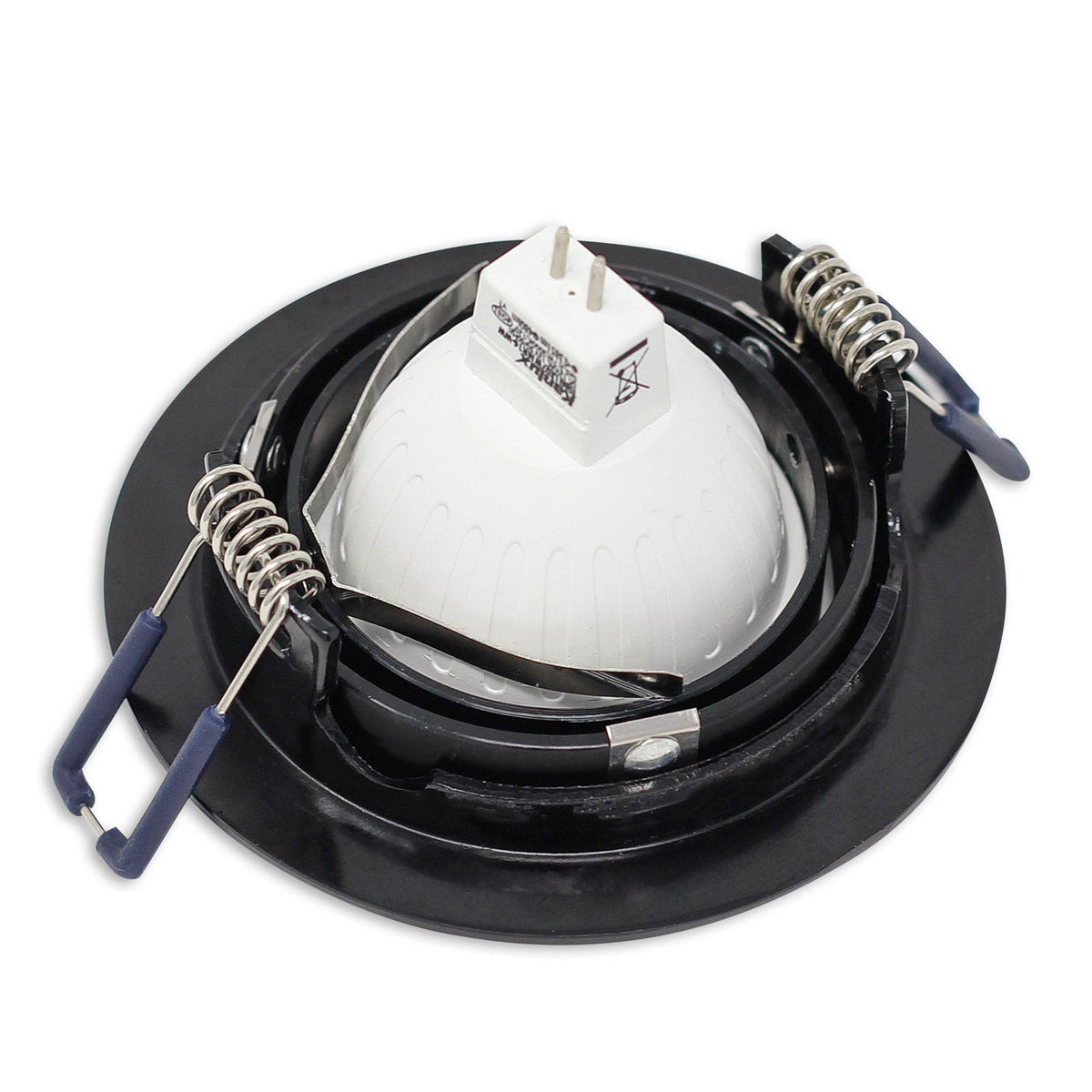 Einbaurahmen GU10 MR16 rund Gehäuse Einbauleuchte Ø75-85mm Bohrloch Spot LED