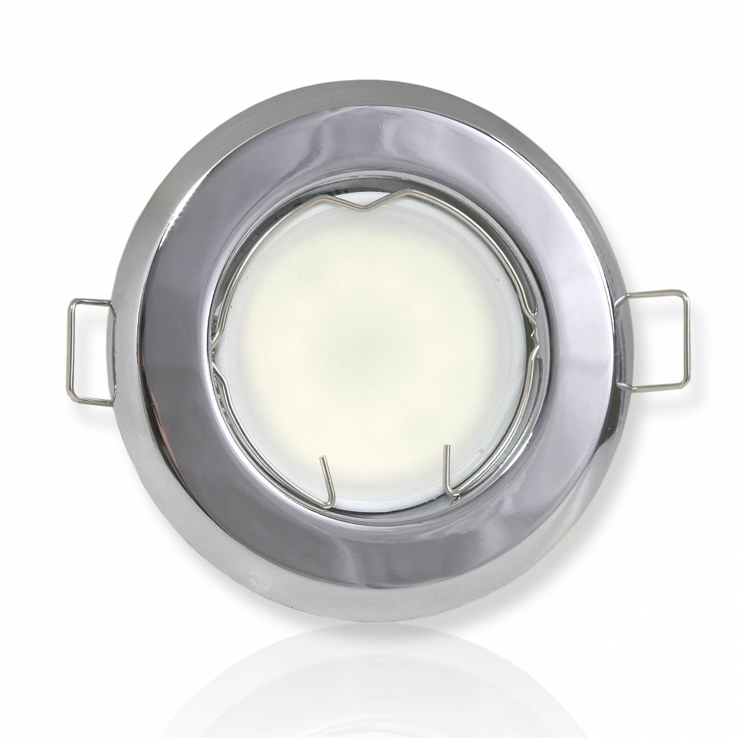 Einbaurahmen GU10 MR16 rund 55-60mm Gehäuse Einbauleuchte Einbauspot LED Halogen