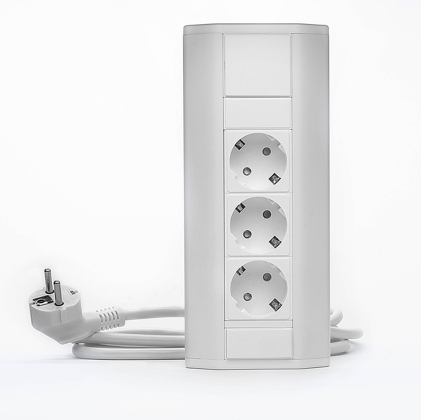 Steckdose Aluminium weiß Ecksteckdose Küchensteckdose Ecke