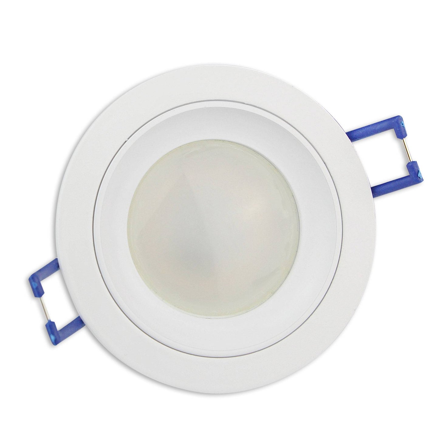 LED Einbaustrahler weiß 230V GU10 1-9W Einbau-Spot Lampe 75mm Panel