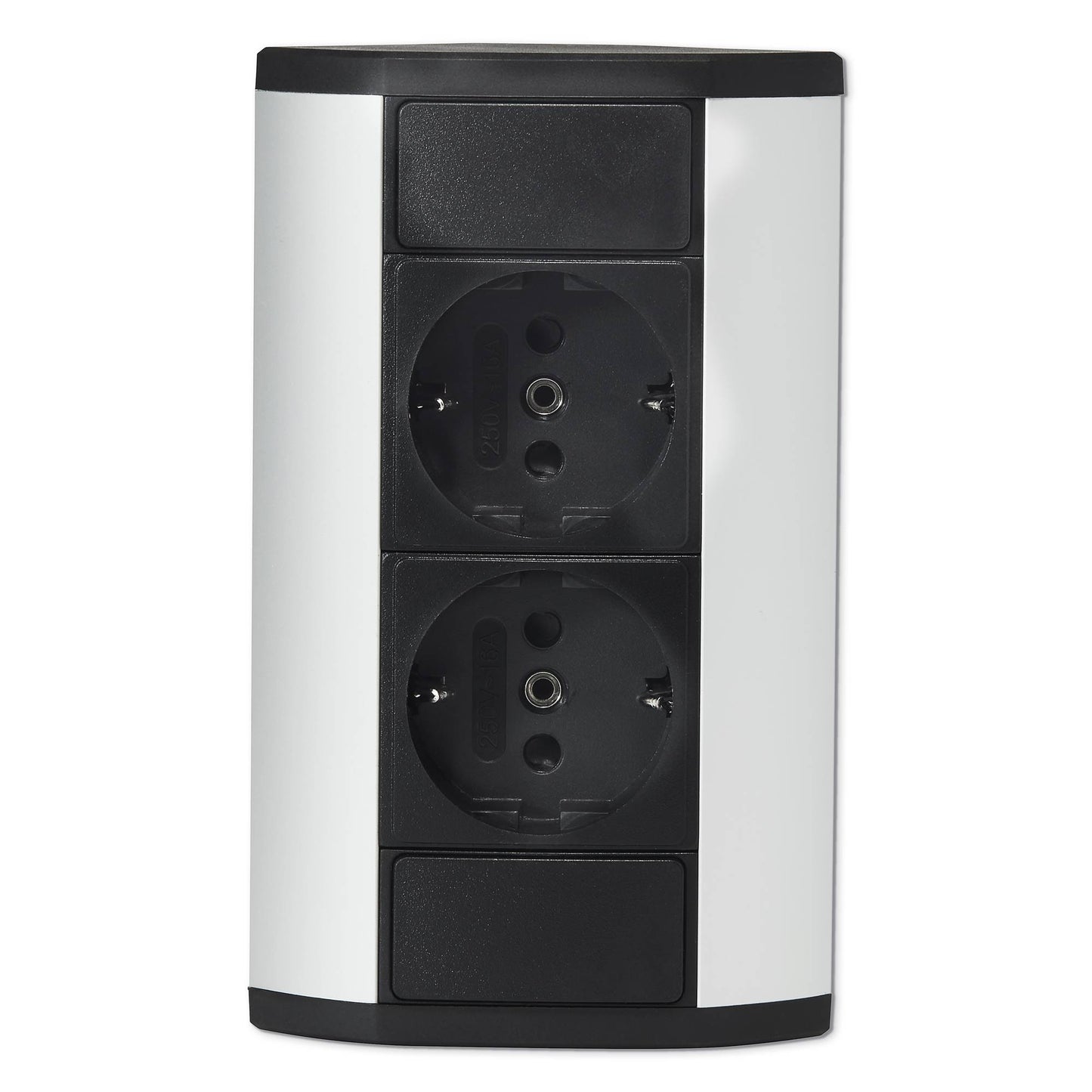 Möbel-Steckdose 2-fach Mehrfachsteckdose Küche Büro Mehrfachstecker Ecksteckdose