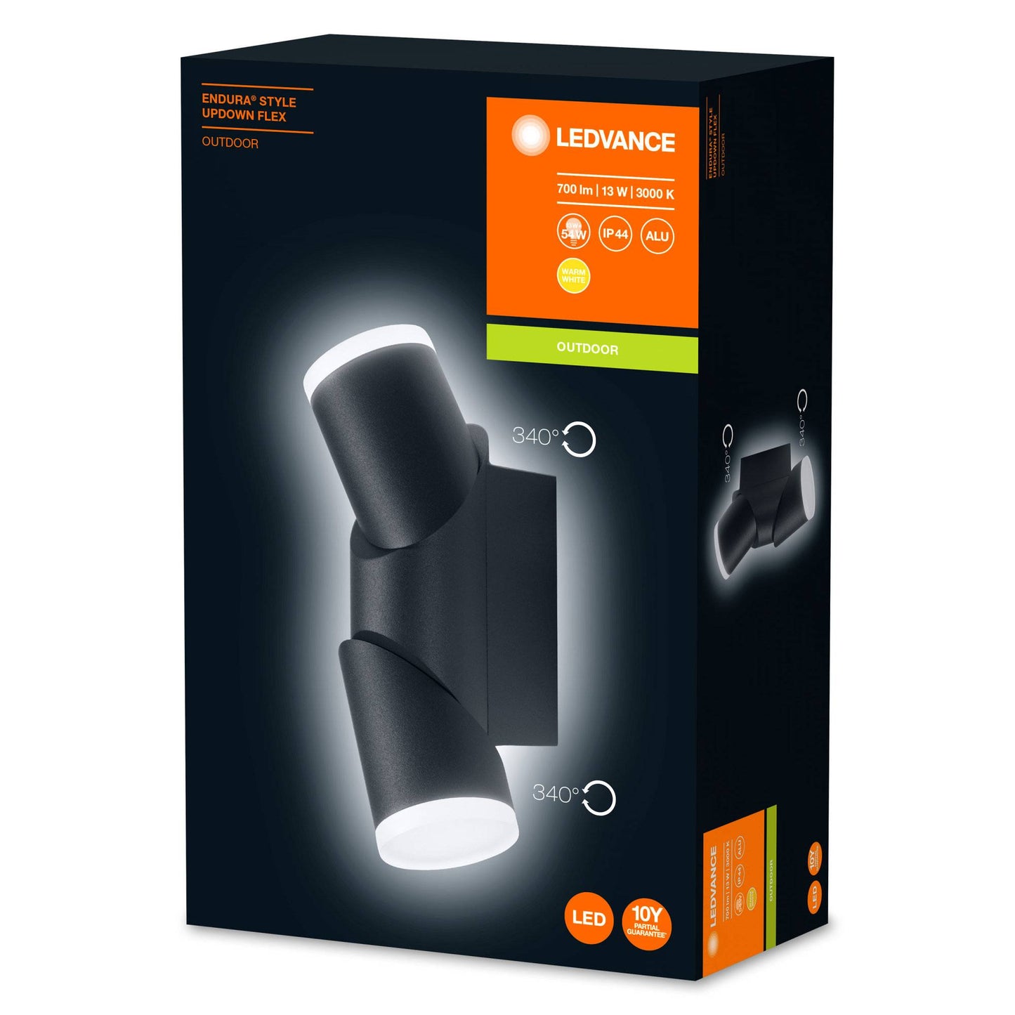 LED Außenwandleuchte IP44 LEDVANCE Endura Style Up-Down Flex Sensor