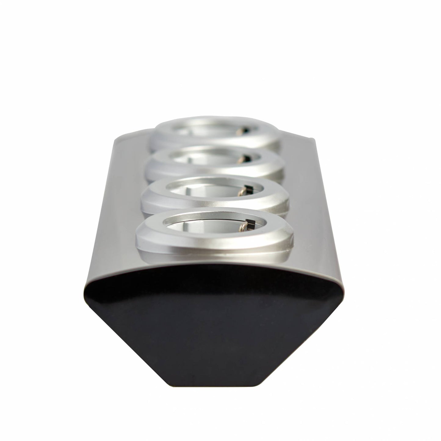 Möbel-Steckdose Edelstahl Ecksteckdose Küche Büro Ecke