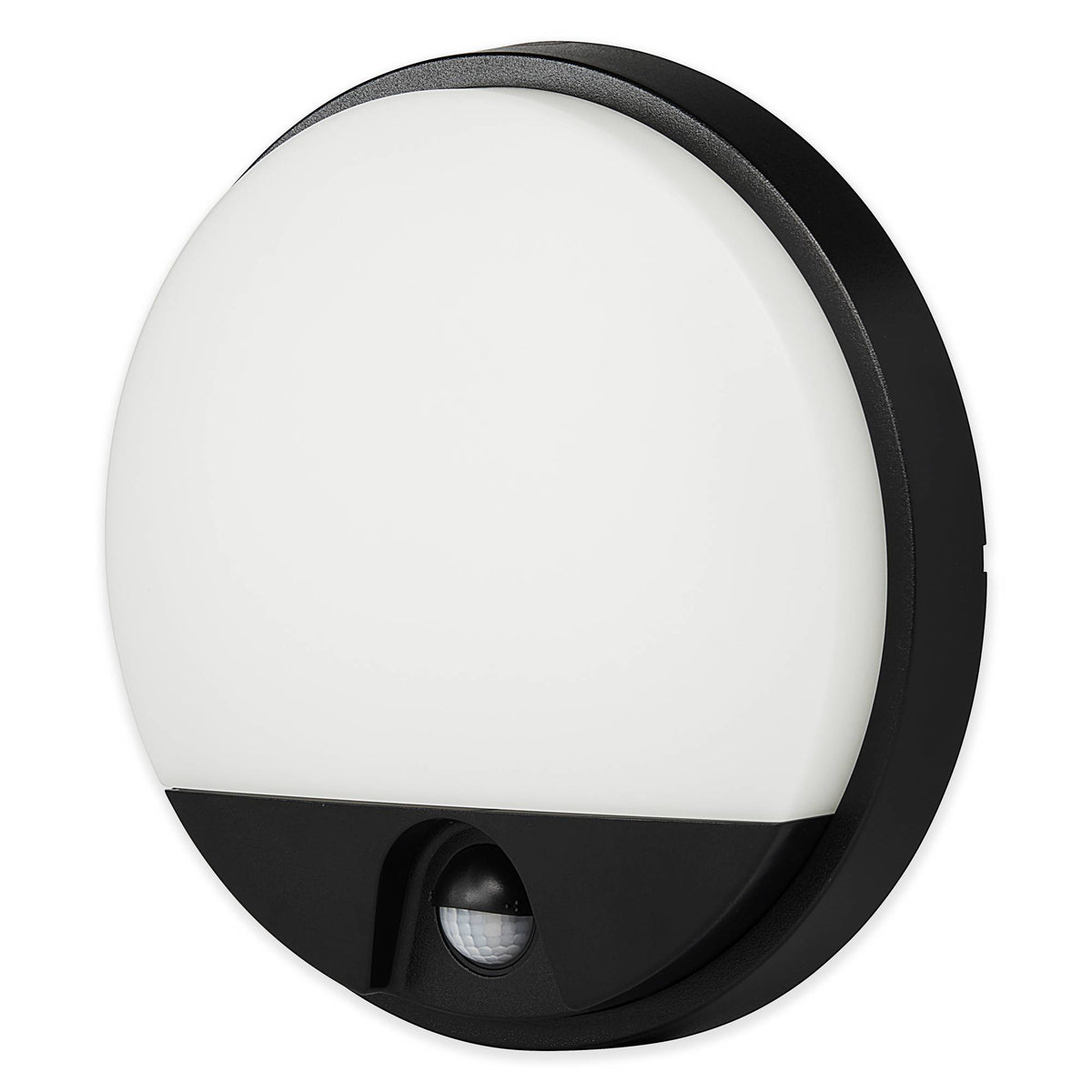 LED Wandleuchte mit Bewegungsmelder rund Außen-Strahler Wandstrahler Wand-Spot