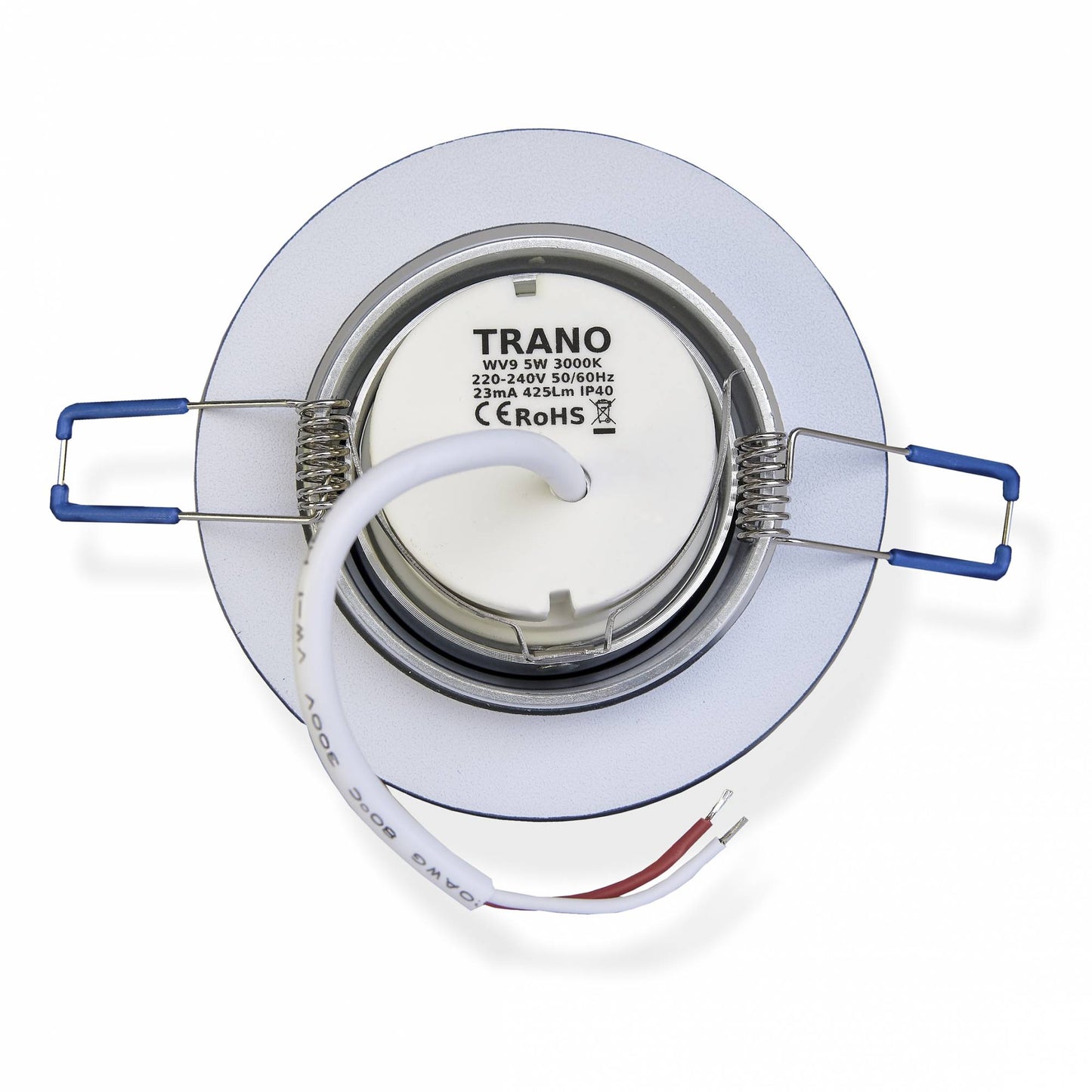 LED Einbaustrahler Glas schwenkbar flach 3-6,5W 230 Volt Einbauspot Lampe