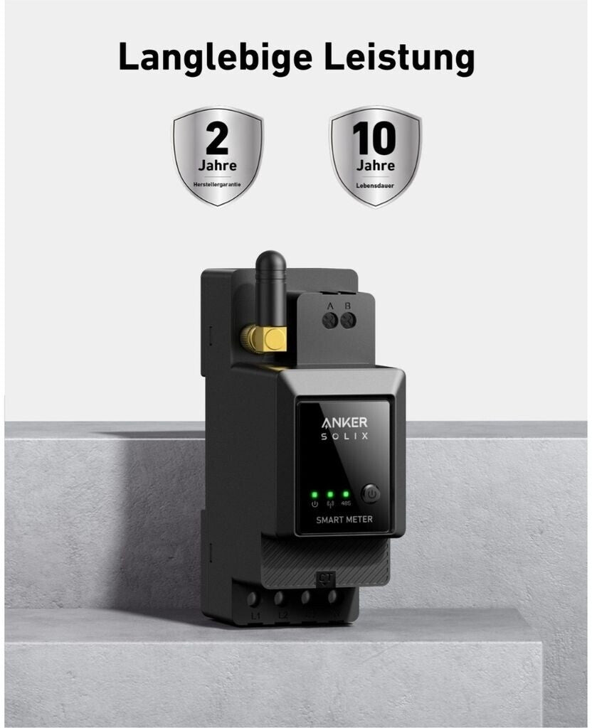 Anker SOLIX Solarbank 2 E1600 AC Speicher 1.6kWh inkl. Smart Meter
Anker SOLIX Solarbank 2 E1600 AC Speicher 1.6kWh inkl. Smart Meter
