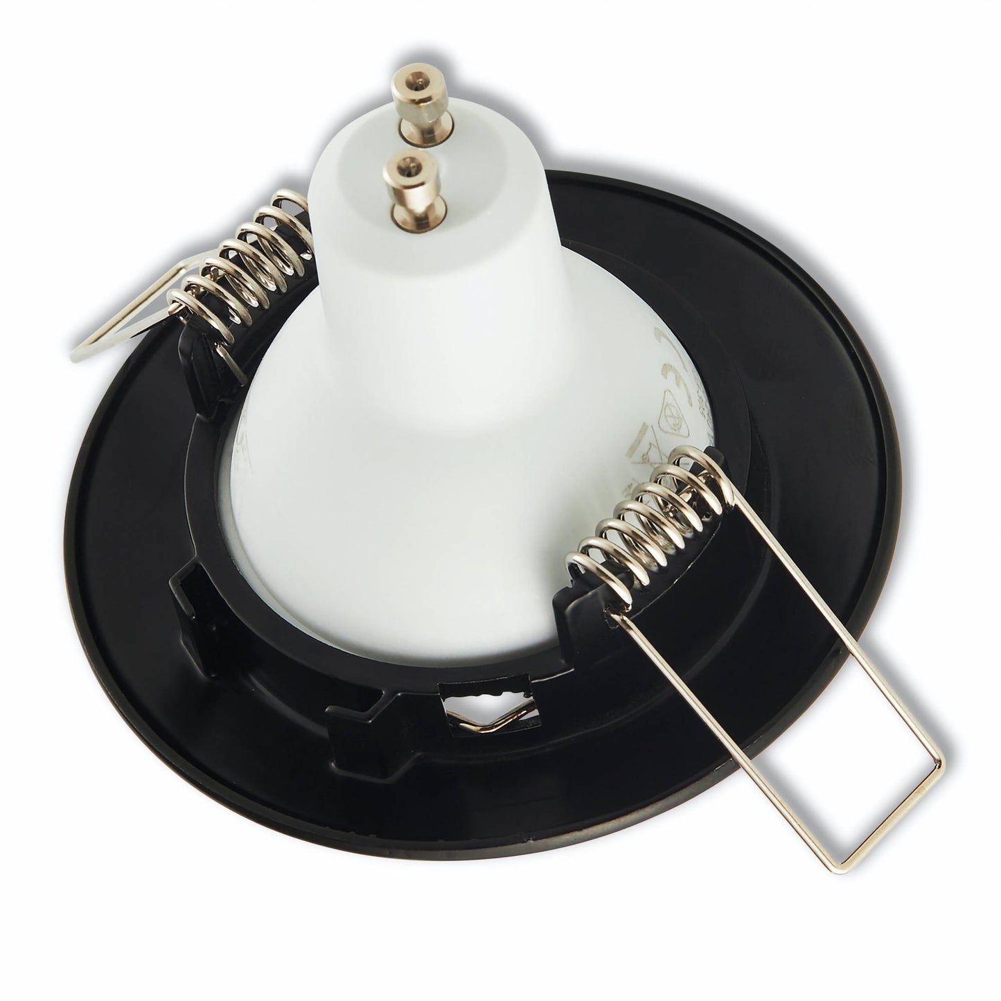 Einbaurahmen rund GU10 GU5,3 Ø65mm Bohrloch Gehäuse Einbaustrahler Spot