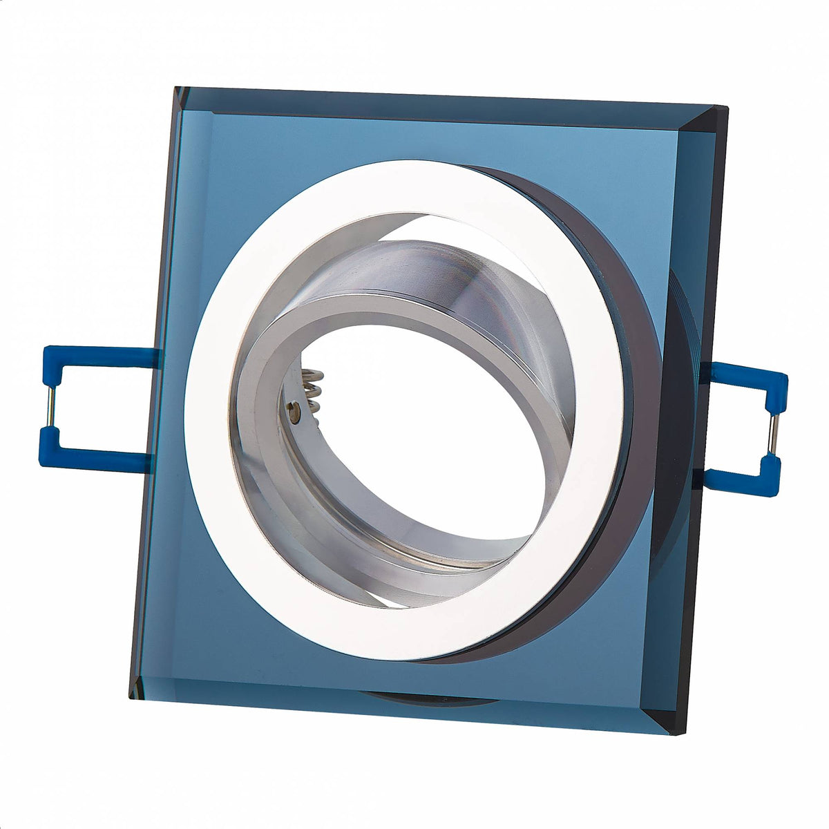 LED Einbaustrahler Glas 1-9W Deckenleuchte Leuchte 75-80mm flach Spot GU10 230V