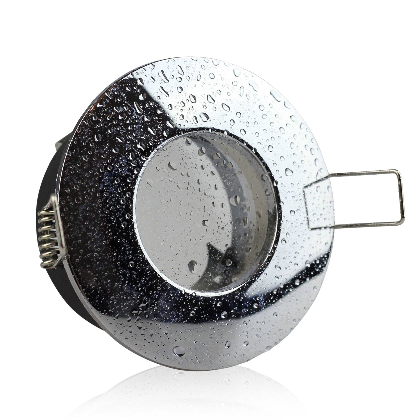 Einbaurahmen GU10 MR16 IP44 rund Badezimmer Rahmen Einbaustrahlerußen 75mm Spot