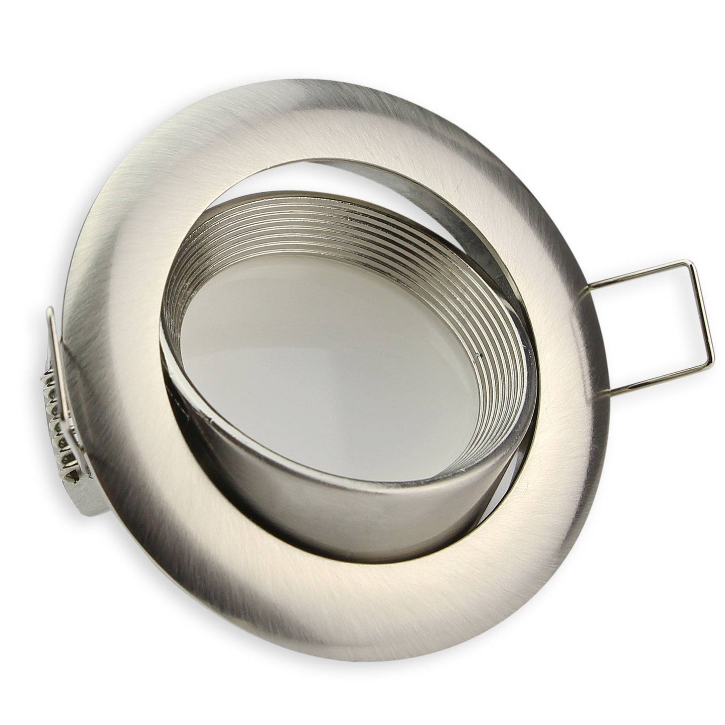 LED Einbaustrahler dimmbar flach rund 3W 5W 6,5W Aluminium 230 Volt Einbauspot
