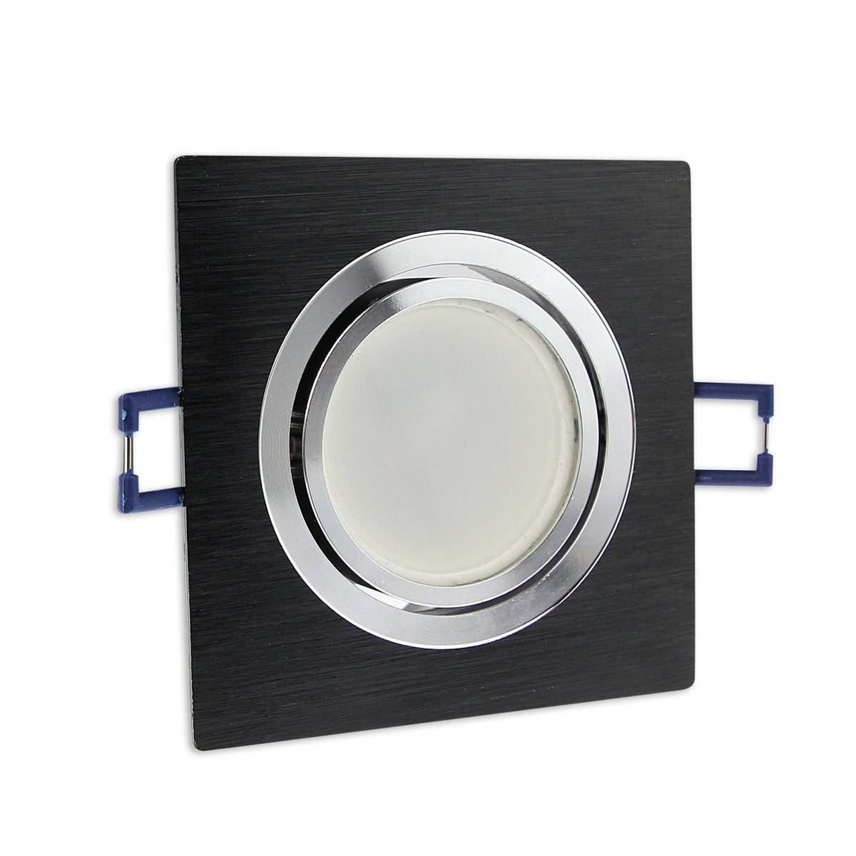 LED Einbaustrahler GU10 230V 1-9 Watt rund eckig Einbauspot 68mm Bohrloch