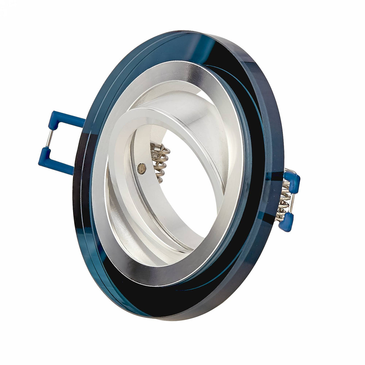 LED Einbaustrahler Glas 1-9W Deckenleuchte Leuchte 75-80mm flach Spot GU10 230V