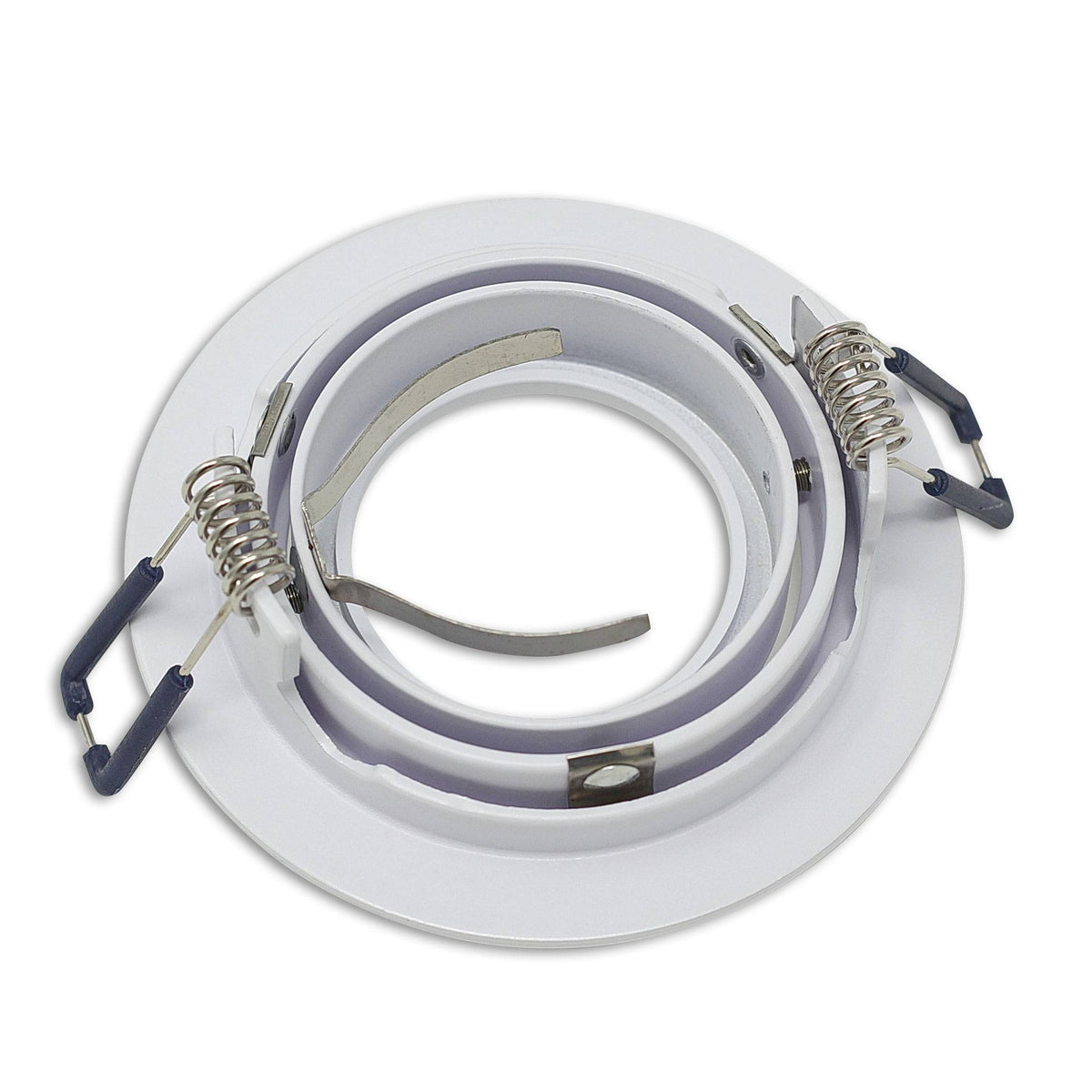 Einbaurahmen GU10 MR16 rund Gehäuse Einbauleuchte Ø75-85mm Bohrloch Spot LED