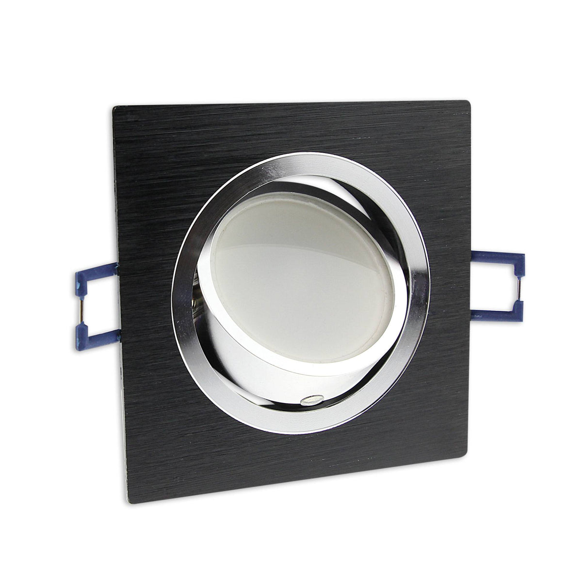 LED Einbaustrahler GU10 230V 1-9 Watt rund eckig Einbauspot 68mm Bohrloch