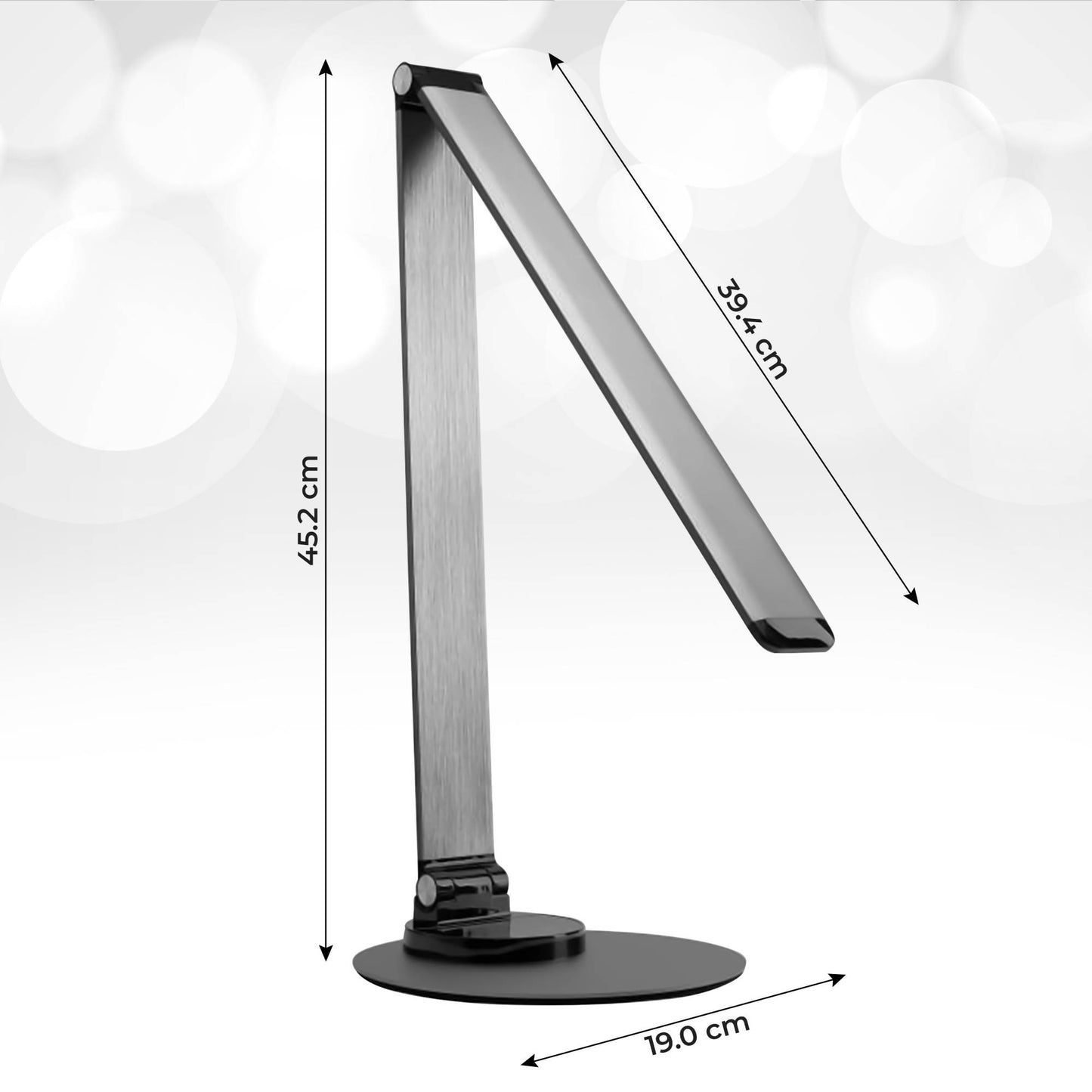 LED Tisch-Leuchte dimmbar mit USB Bürolampe Schreibtischlampe Büro 3 Lichtfarben