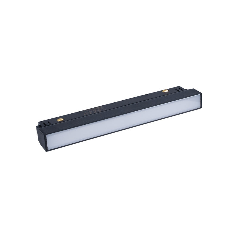 Trano 48V CCT Magnet Schienenleuchte 12W/20W dimmbar – DALI‑2, 2700‑6000K, 120° Winkel, Aluminium, Opaler Diffusor, UGR22, Schwarz