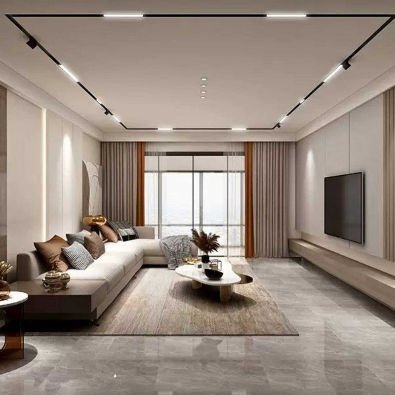 Trano 48V CCT Magnet Schienenleuchte 12W/20W dimmbar – DALI‑2, 2700‑6000K, 120° Winkel, Aluminium, Opaler Diffusor, UGR22, Schwarz