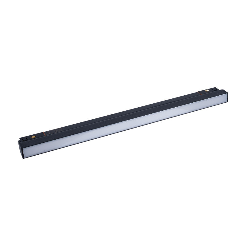 Trano 48V CCT Magnet Schienenleuchte 12W/20W dimmbar – DALI‑2, 2700‑6000K, 120° Winkel, Aluminium, Opaler Diffusor, UGR22, Schwarz