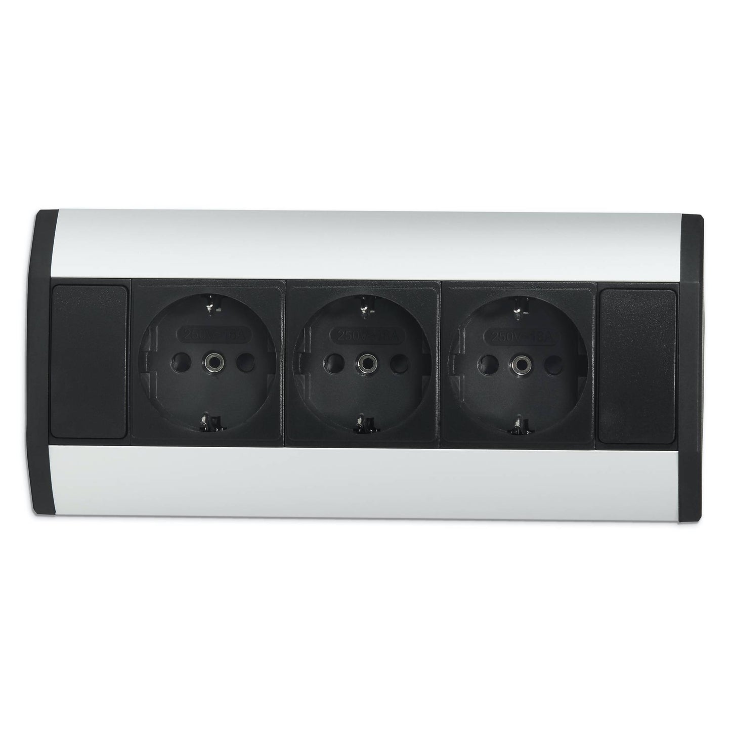 Möbel-Steckdose 3-fach Mehrfachsteckdose Küche Büro Steckdosenleiste