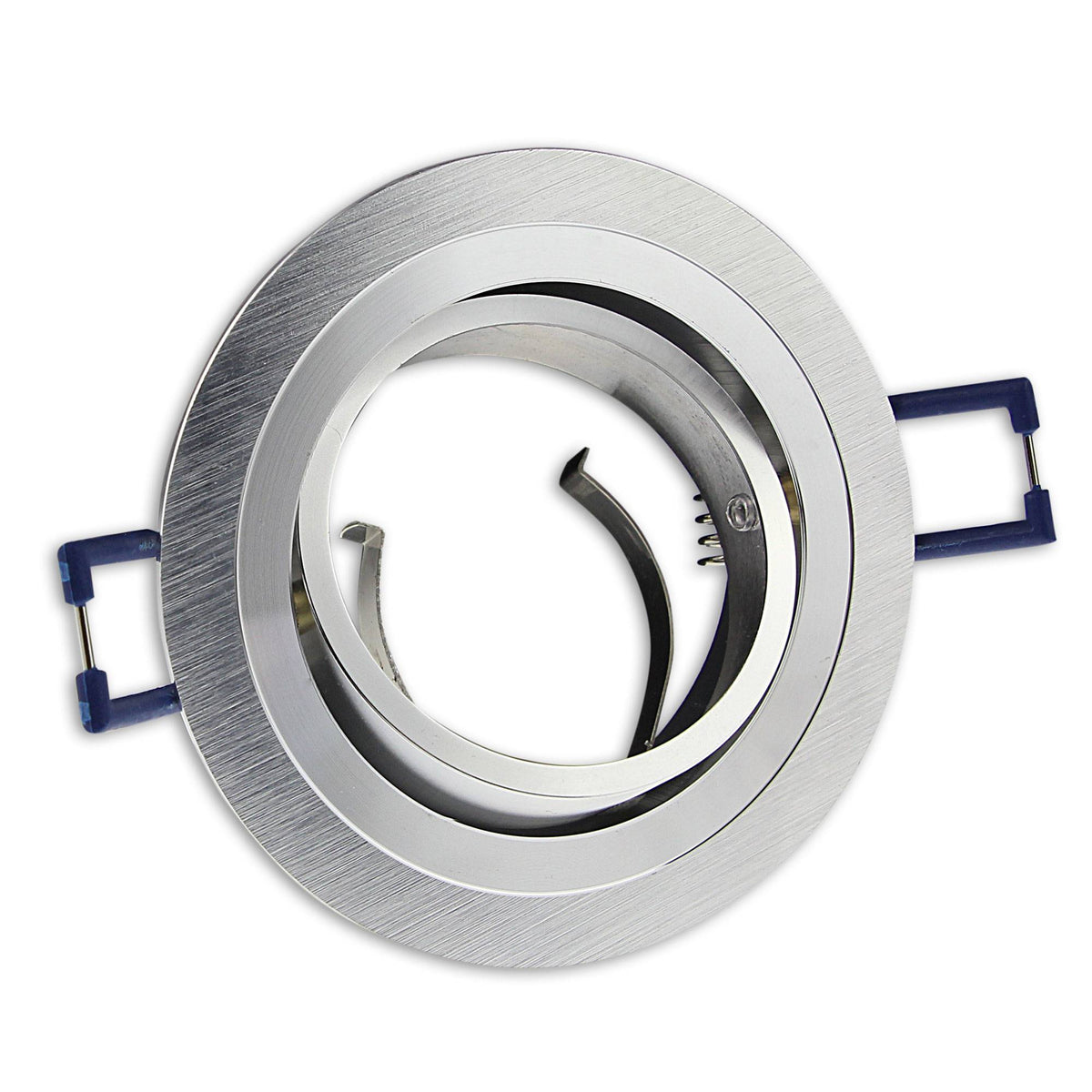 Einbaurahmen eckig rund GU10 MR16 schwenkbar Gehäuse 68mm Einbaustrahler Spot