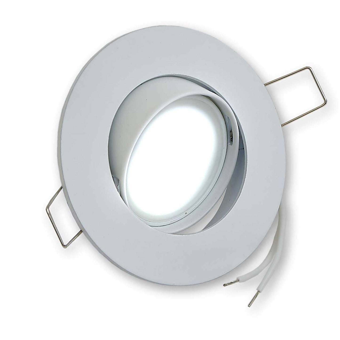 LED Einbaustrahler rund schwenkbar 5W 7W 12 Volt MR16 Spot Lampe 75-80mm