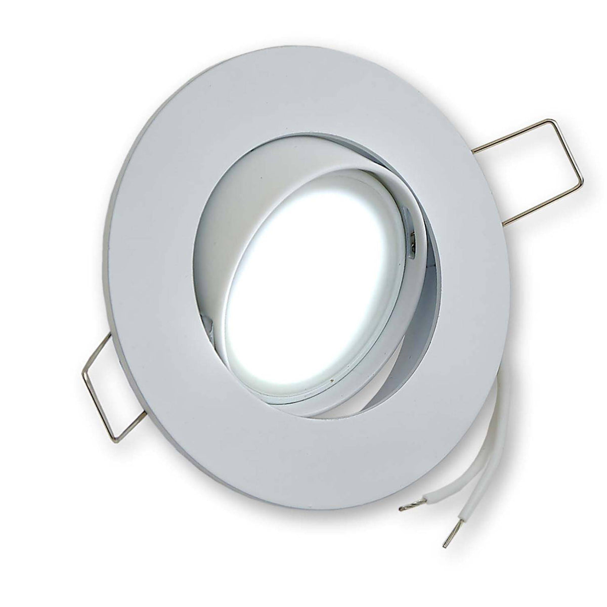 LED Einbaustrahler rund schwenkbar 5W 7W 12 Volt MR16 Spot Lampe 75-80mm
