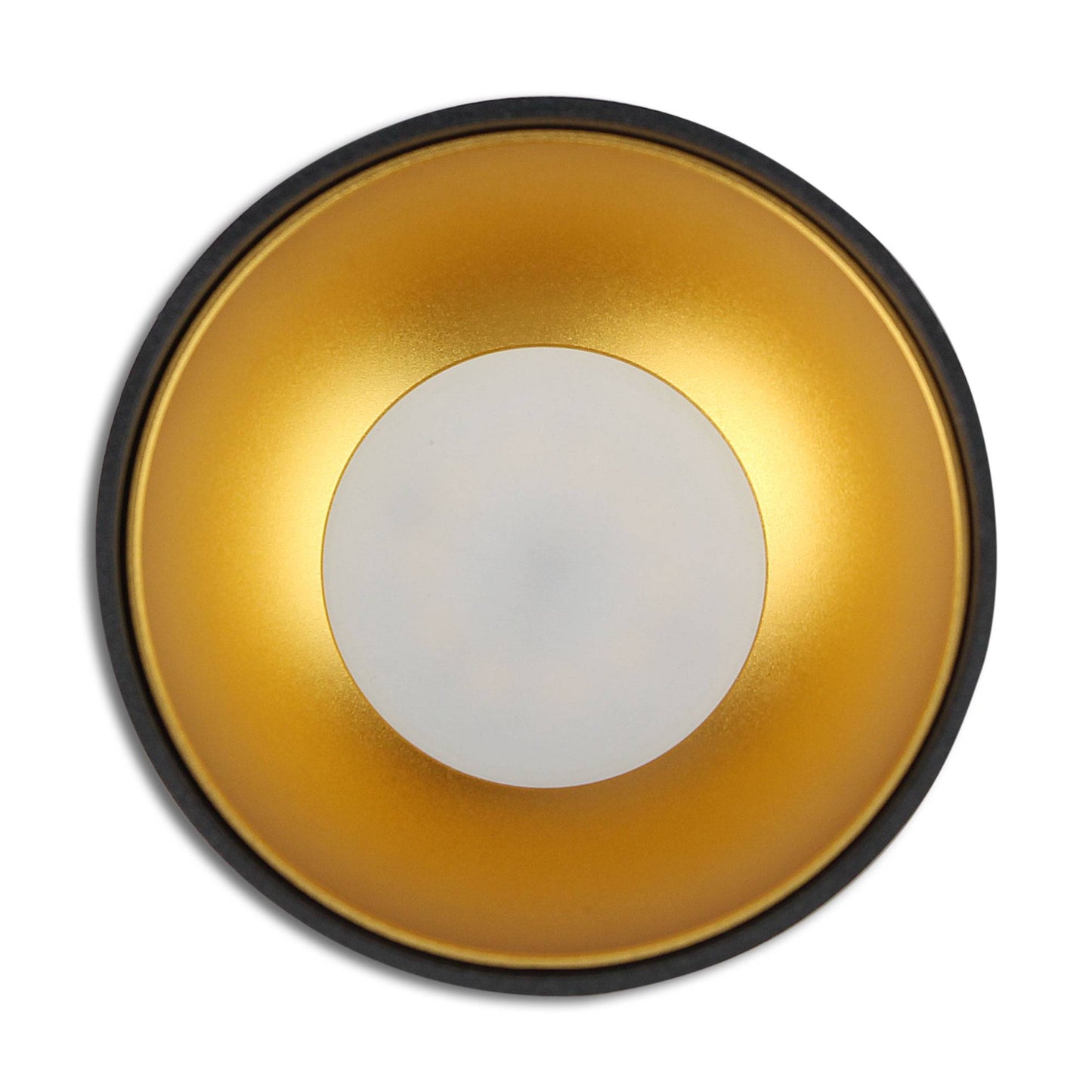 LED Aufbauleuchte 1-9 Watt GU10 230V Aluminium weiß schwarz gold rund