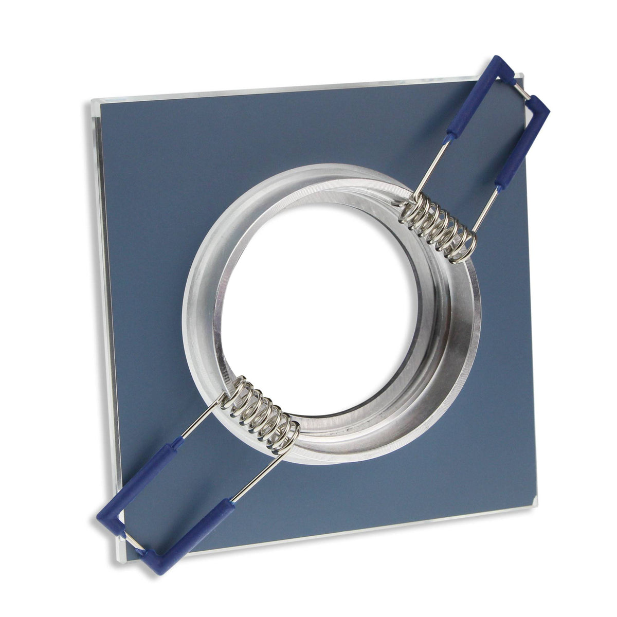 Einbaurahmen GU10 Glas rund eckig 60-70mm Gehäuse Einbaustrahler Spot LED