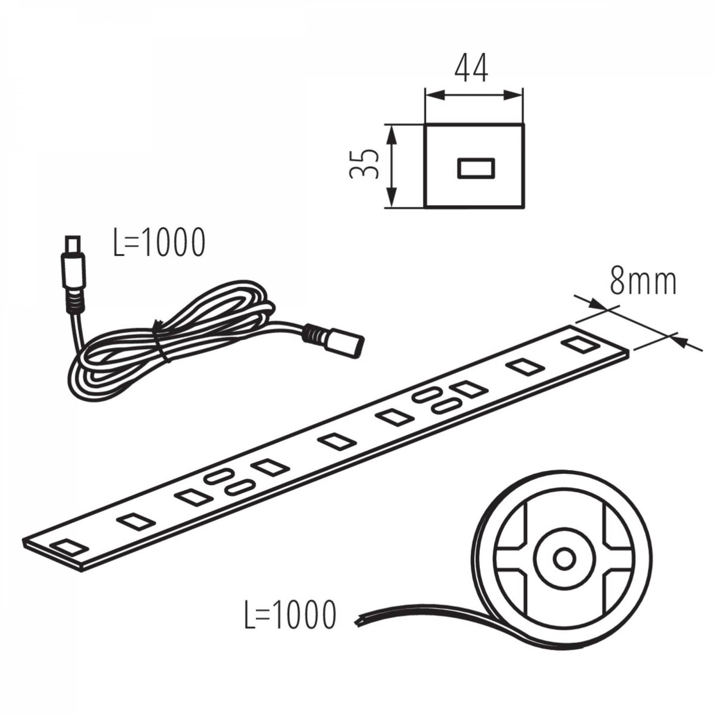 LED Bett-Licht Schrankbeleuchtung Bewegungsmelder Streifen Lichtleiste