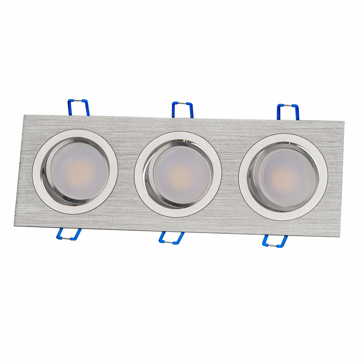 LED Einbaustrahler flach eckig 5-7W MR16 Einbau-Spot Deckenspot 12V 75mm