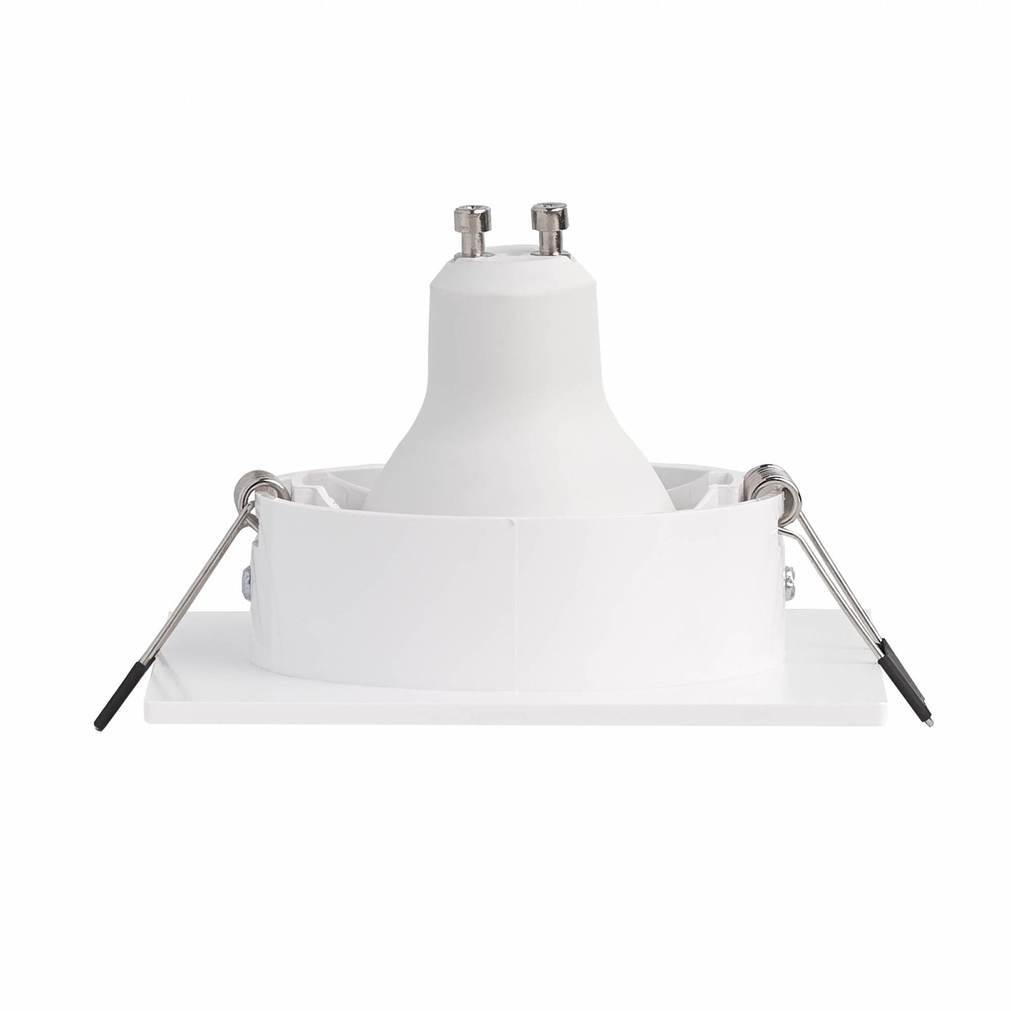LED Einbaustrahler eckig weiß 1-9W 230V GU10 Einbau-Spot Lampe 75-85mm Panel