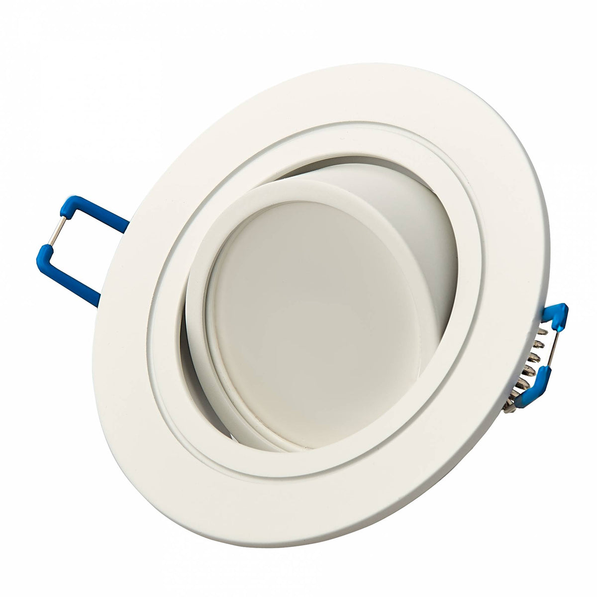 LED Einbaustrahler rund schwenkbar 1-9 Watt flach 230V GU10 Einbau-Spot