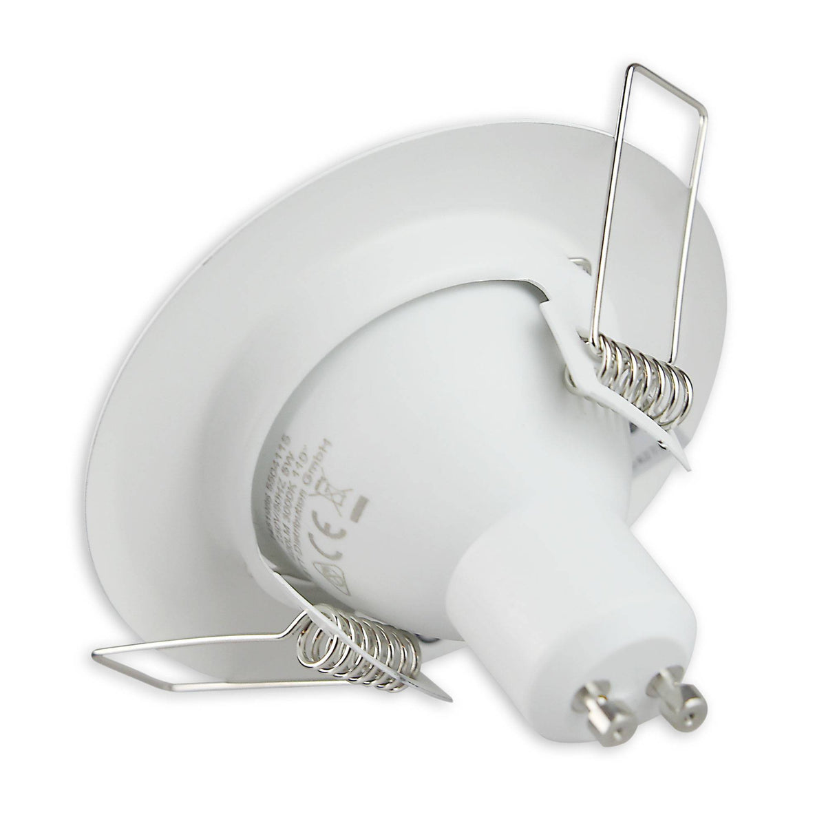 Einbaurahmen GU10 MR16 rund 55-60mm Gehäuse Einbauleuchte Aluminium Einbauspot